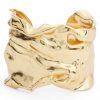 Trendy Crumpled Foil Cuff Bracelet