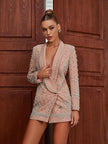 Minahil Pearl Embellished Blaze