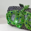 Oma Snake Shaped Rhinestone Evening Clutch Bags Boutique Gorgeous Crystal Metal Clutch Purses And Handbags Wedding Party