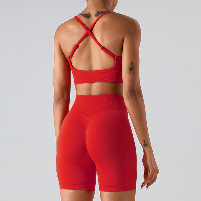 Seamless Back Sports Underwear Shock-proof Push-up Yoga Wear 8 Colors