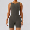 Doublecrown collections hollowed-out yoga bodysuit yoga