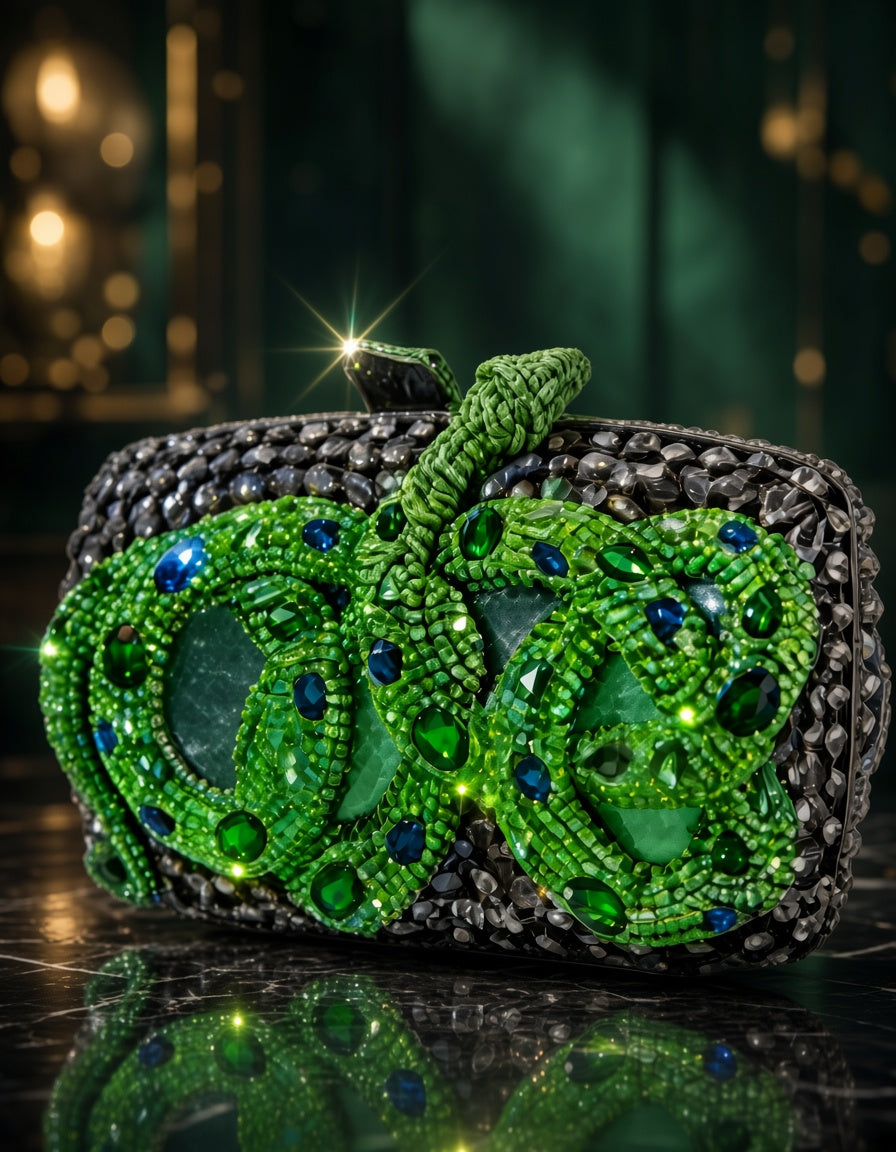 Oma Snake Shaped Rhinestone Evening Clutch Bags Boutique Gorgeous Crystal Metal Clutch Purses And Handbags Wedding Party